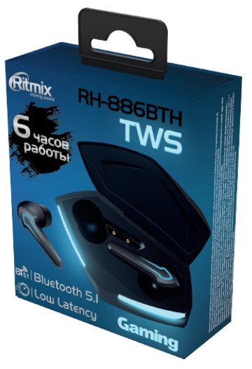 Ritmix TWS RH-886BTH черный №422