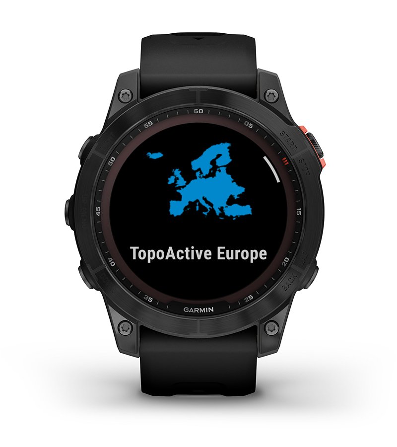 Карты TopoActive Europe для нескольких континентов