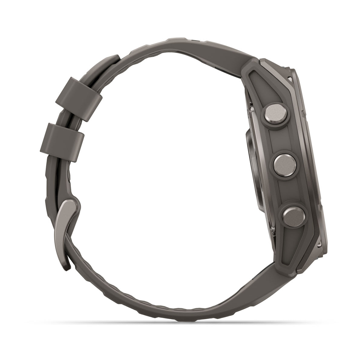 fenix 9 - 51 мм, титановый, пепельно-серый силиконовый ремешок №422