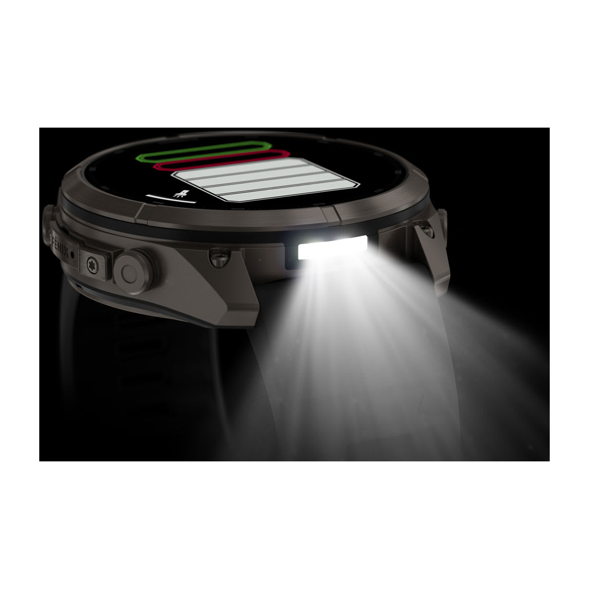 fenix 9 Pro - 51 мм, титановый, черный силиконовый ремешок №422 fenix 9 Pro - 51 мм, титановый, черный силиконовый ремешок №422