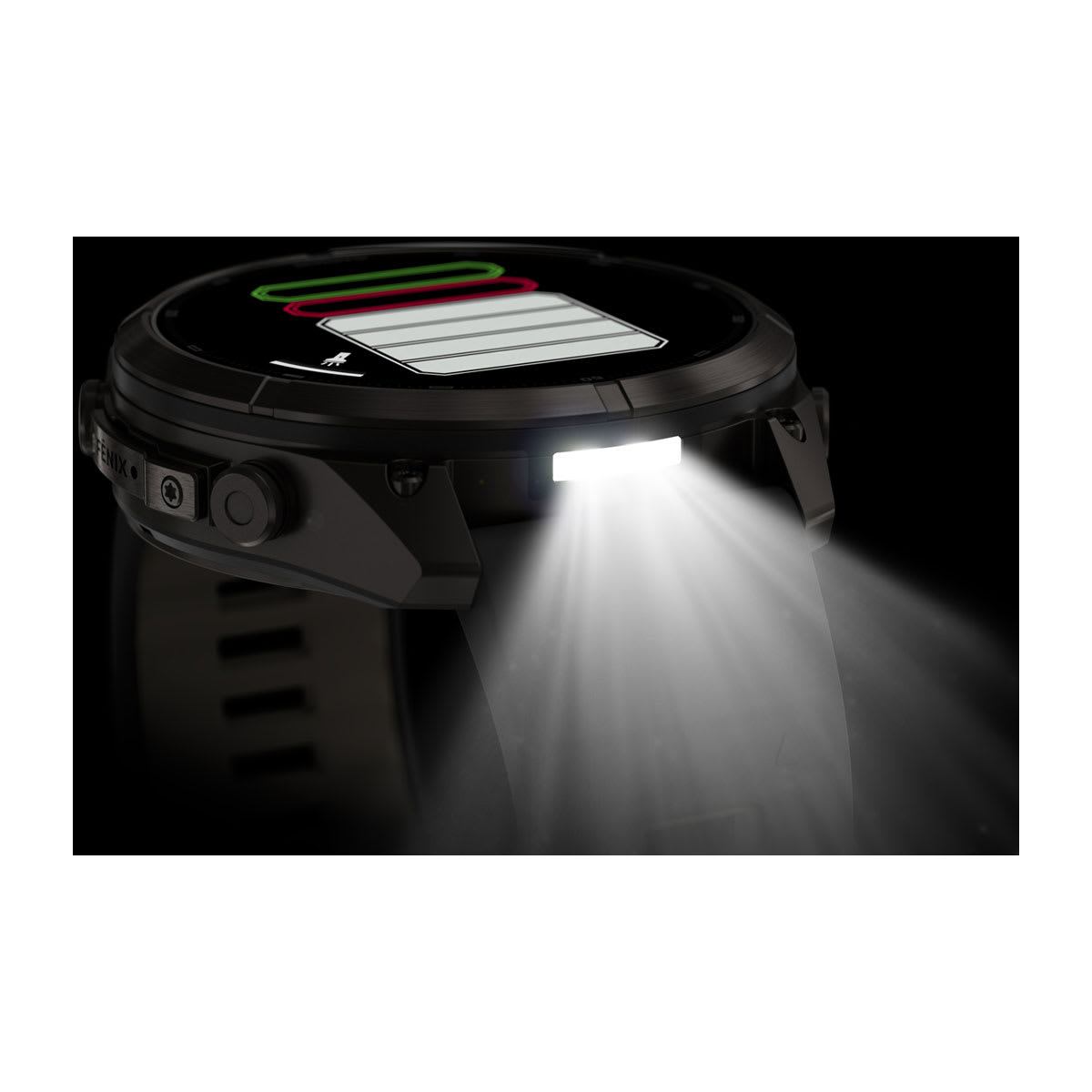 fenix 9 Pro - 51 мм, титановый, угольно-серый DLC, черно-серый силиконовый ремешок №422 fenix 9 Pro - 51 мм, титановый, угольно-серый DLC, черно-серый силиконовый ремешок №422