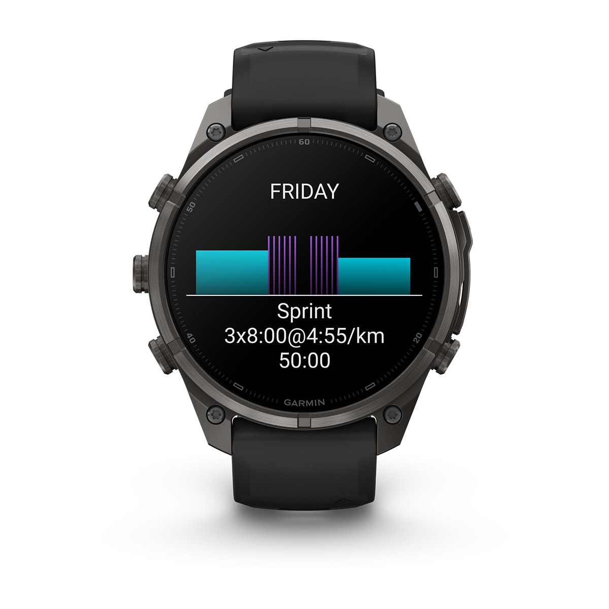 fenix 9 Pro - 47 мм, титановый, угольно-серый DLC, черно-серый силиконовый ремешок №422 fenix 9 Pro - 47 мм, титановый, угольно-серый DLC, черно-серый силиконовый ремешок №422