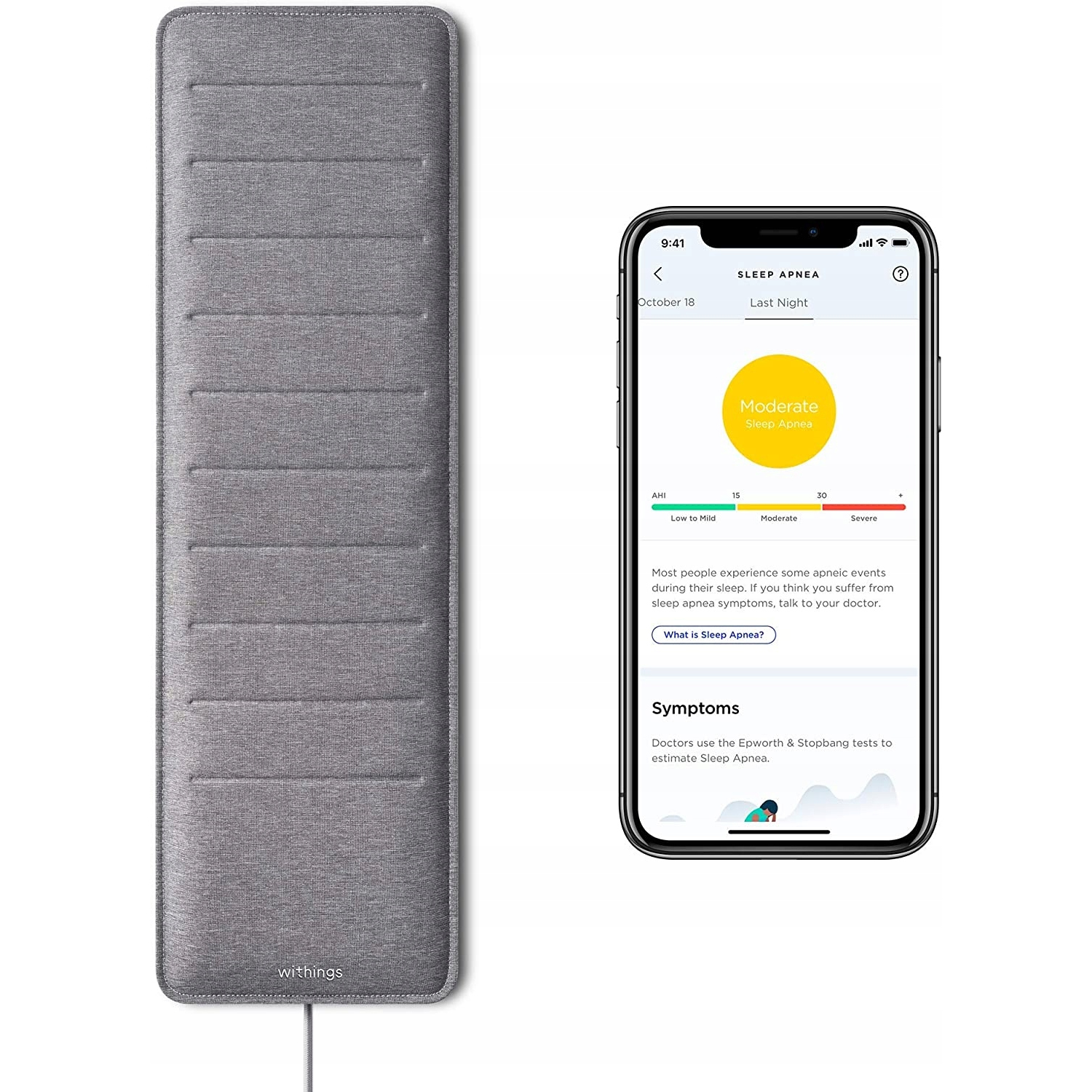 Датчик Withings Sleep для анализа циклов сна №422 Датчик Withings Sleep для анализа циклов сна №422