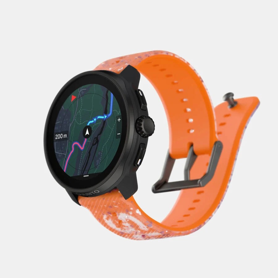 Комплект часы Race S Power Orange, оранжевые и наушники Suunto Aqua Black №422