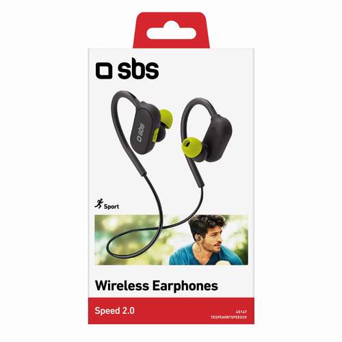 SBS Mobile наушники TWS Speed 2.0 с HD микрофоном, Bluetooth 5.0, черные