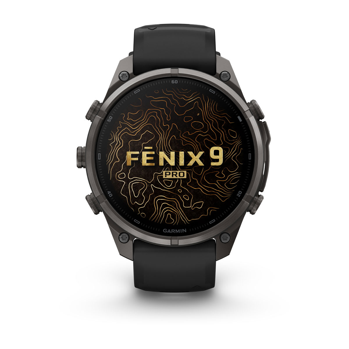 fenix 9 Pro - 47 мм, титановый, угольно-серый DLC, черно-серый силиконовый ремешок №422 fenix 9 Pro - 47 мм, титановый, угольно-серый DLC, черно-серый силиконовый ремешок №422