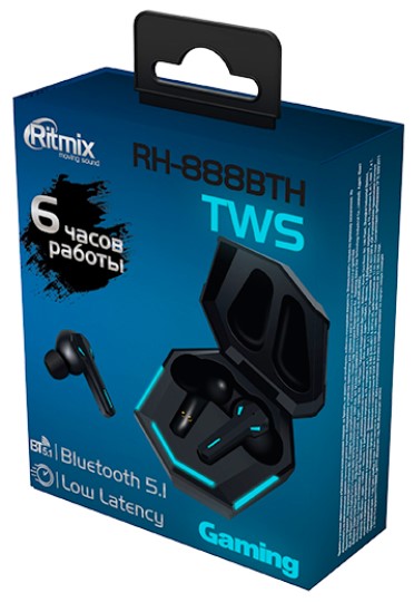 Ritmix TWS RH-888BTH черный №422