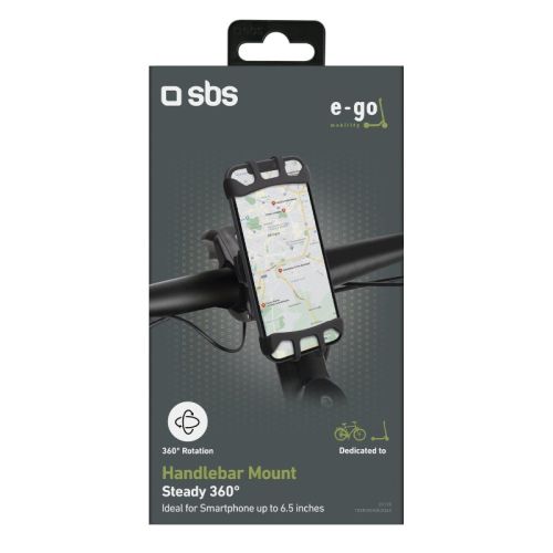 SBS Mobile Вращающийся держатель 360 мобильного телефона для велосипедов - скутеров