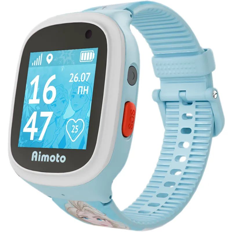 Aimoto|Disney "Холодное сердце" Умные часы-телефон с GPS (голубые) №422
