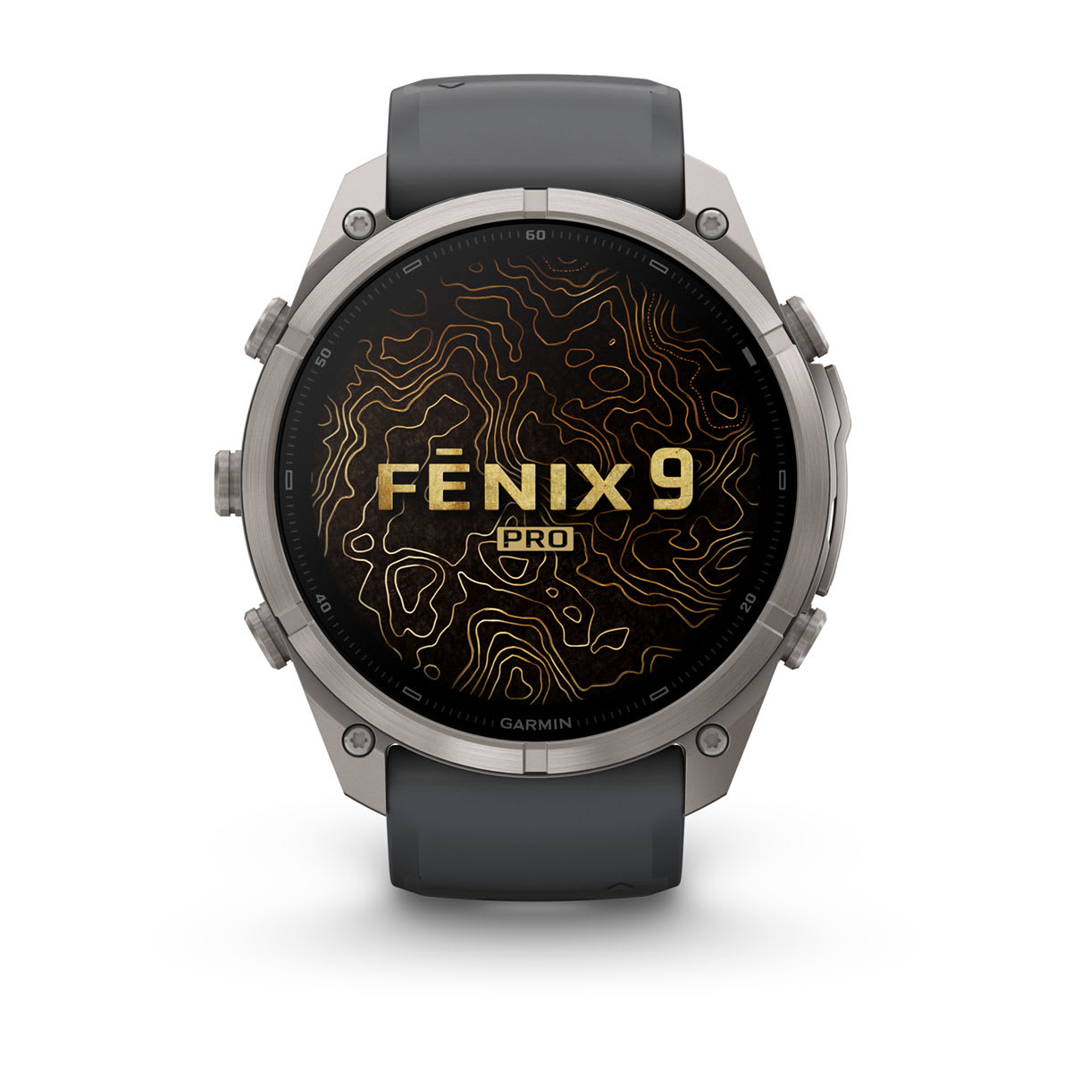 fenix 9 Pro - 51 мм, титановый, черный силиконовый ремешок №422 fenix 9 Pro - 51 мм, титановый, черный силиконовый ремешок №422