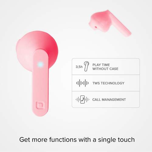 SBS наушники TWS Air Free, Bluetooth 5.0, розовые
