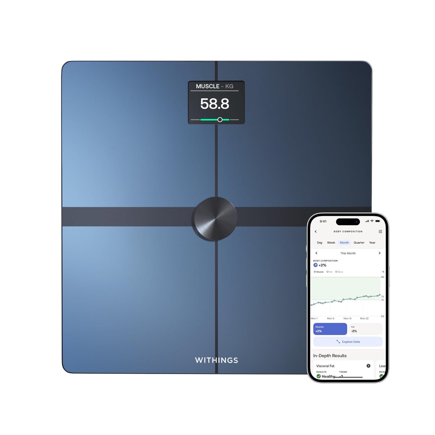 Смарт-весы Withings Body Smart Black, черные №422 Смарт-весы Withings Body Smart Black, черные №422