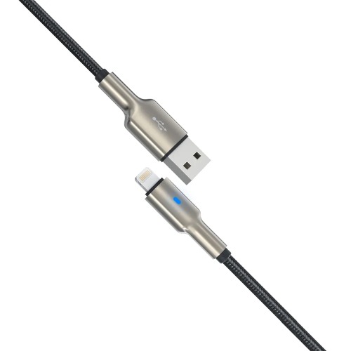 Devia Кабель Mars Series, USB - Lightning, 5 А, 2.1 А, 1.5 м, черный