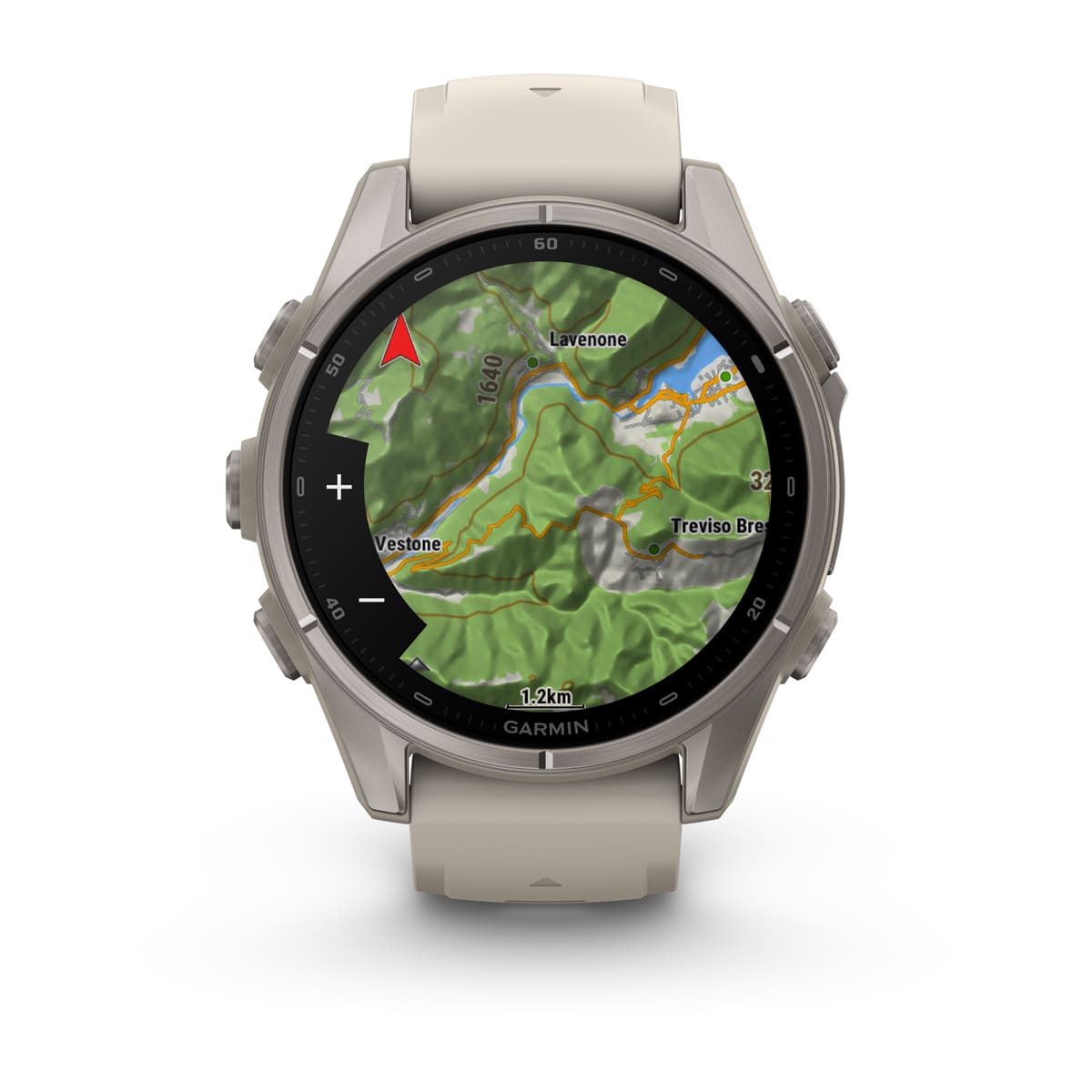 fenix 9 - 43 мм, титановый, туманно-серый силиконовый ремешок №422