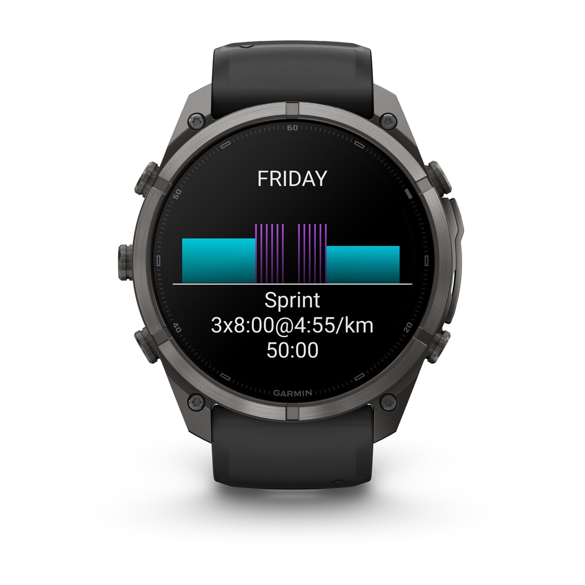 fenix 9 Pro - 51 мм, титановый, угольно-серый DLC, черно-серый силиконовый ремешок №422 fenix 9 Pro - 51 мм, титановый, угольно-серый DLC, черно-серый силиконовый ремешок №422