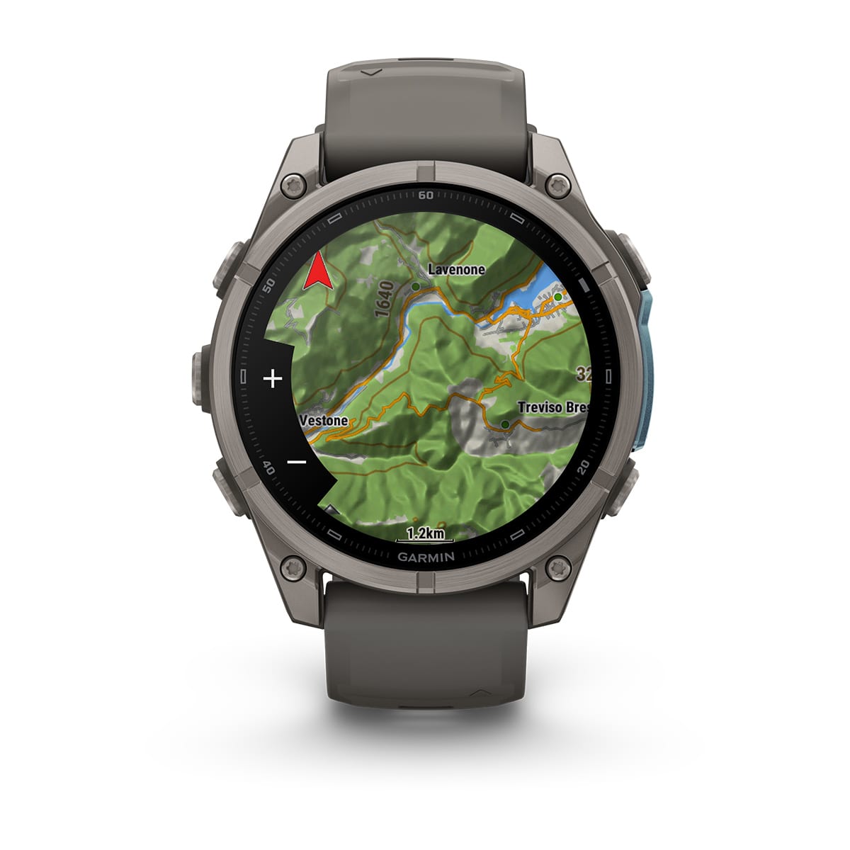 fenix 9 - 47 мм, титановый, пепельно-серый силиконовый ремешок №422 fenix 9 - 47 мм, титановый, пепельно-серый силиконовый ремешок №422