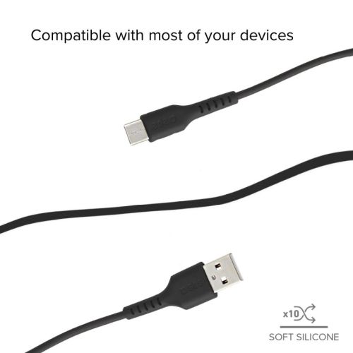 SBS Mobile Кабель USB - microUSB, 2 м, черный