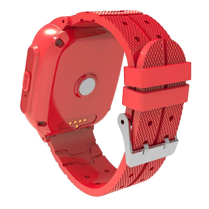 Aimoto Integra 4G, детские умные часы, датчик температуры тела, видеозвонок, GPS (красные) №422