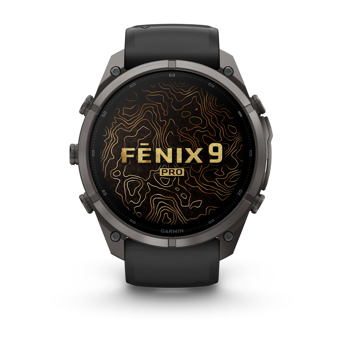 fenix 9 Pro - 51 мм, титановый, угольно-серый DLC, черно-серый силиконовый ремешок №422 fenix 9 Pro - 51 мм, титановый, угольно-серый DLC, черно-серый силиконовый ремешок №422