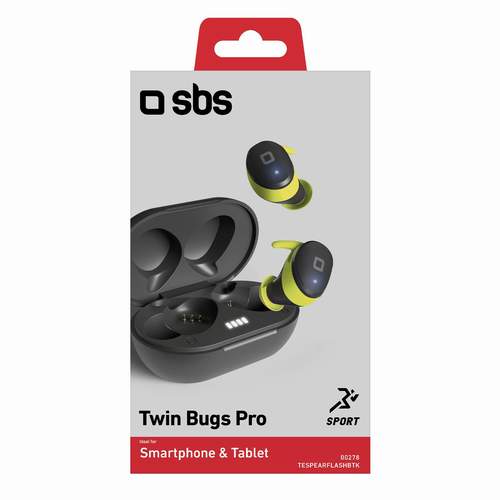 SBS наушники TWS Twin Bugs Pro, Bluetooth 5.1, черные №422