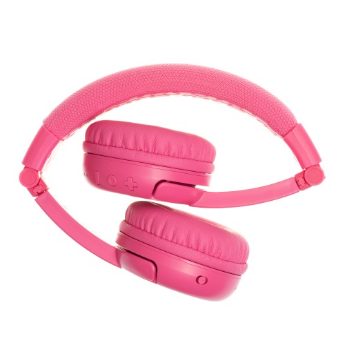 Onanoff детские беспроводные наушники BuddyPhones Play Plus, розовые