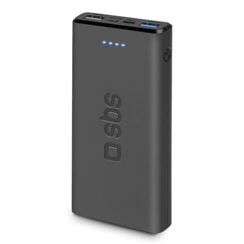 SBS Mobile Аккумулятор 10,000 мАч, 2 USB 2.1 A, черный №422