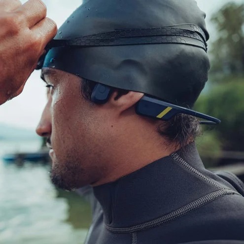 Комплект часы Suunto Race S All Black, черные и наушники Suunto Lime Blue