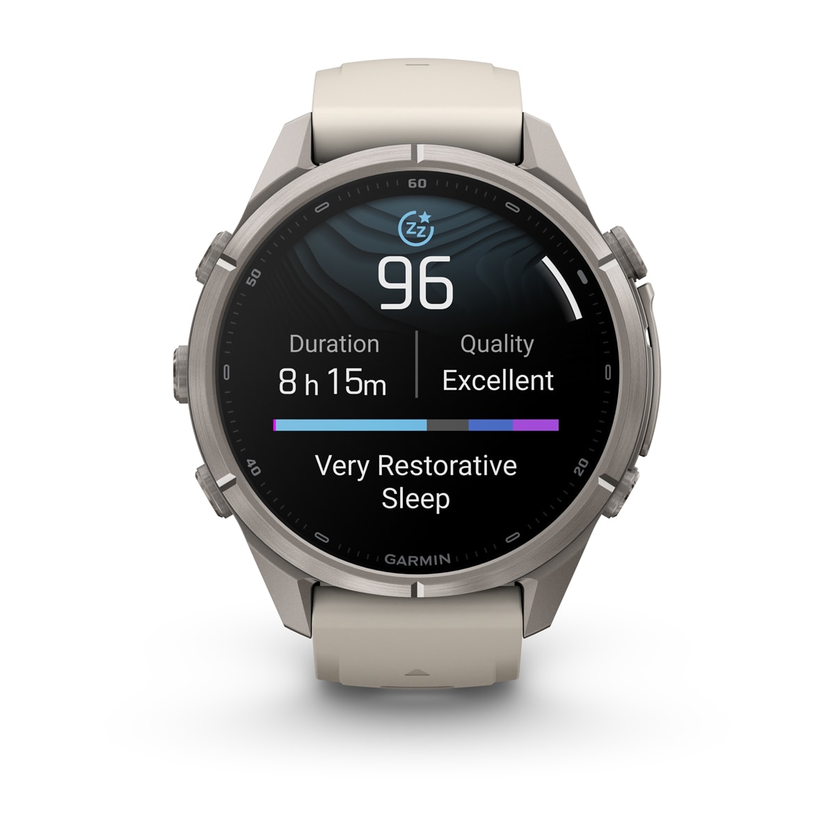 fenix 9 Pro - 43 мм, титановый, туманно-серый/темный песчаник силиконовый ремешок №422 fenix 9 Pro - 43 мм, титановый, туманно-серый/темный песчаник силиконовый ремешок №422