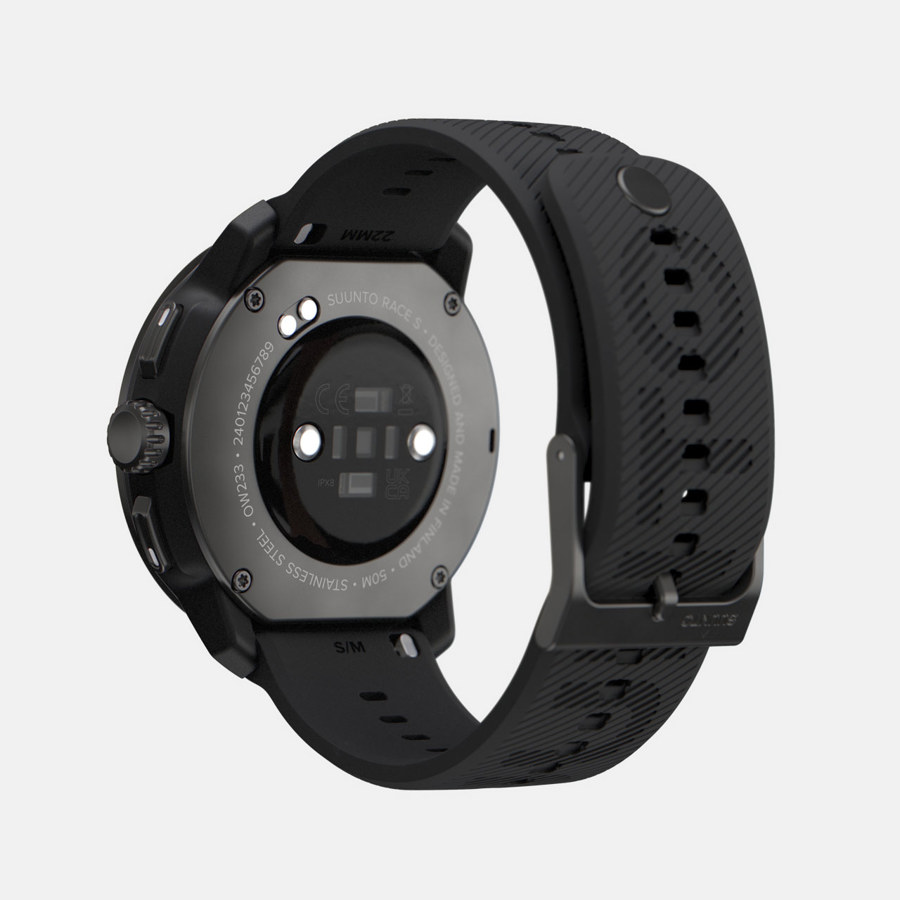 Комплект часы Suunto Race S All Black, черные и наушники Suunto Aqua Black №422
