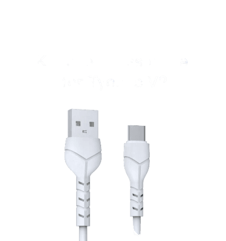 Devia Кабель Kintone Series Type-C - USB, 1 м, белый