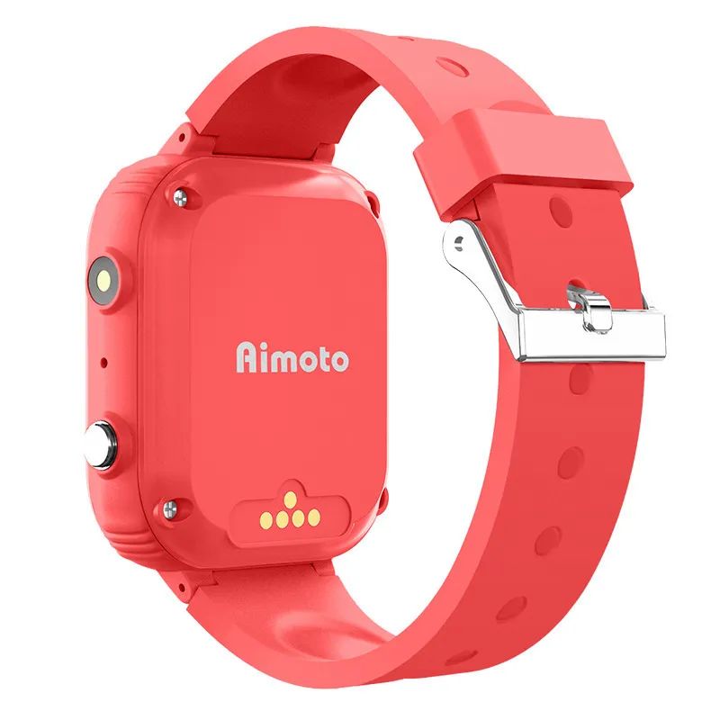 Aimoto PRO 4G с видеозвонком, GPS-геолокацией и батареей 750 мА (красные) №422