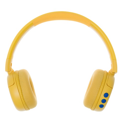 Onanoff детские беспроводные наушники BuddyPhones POP Fun, желтые