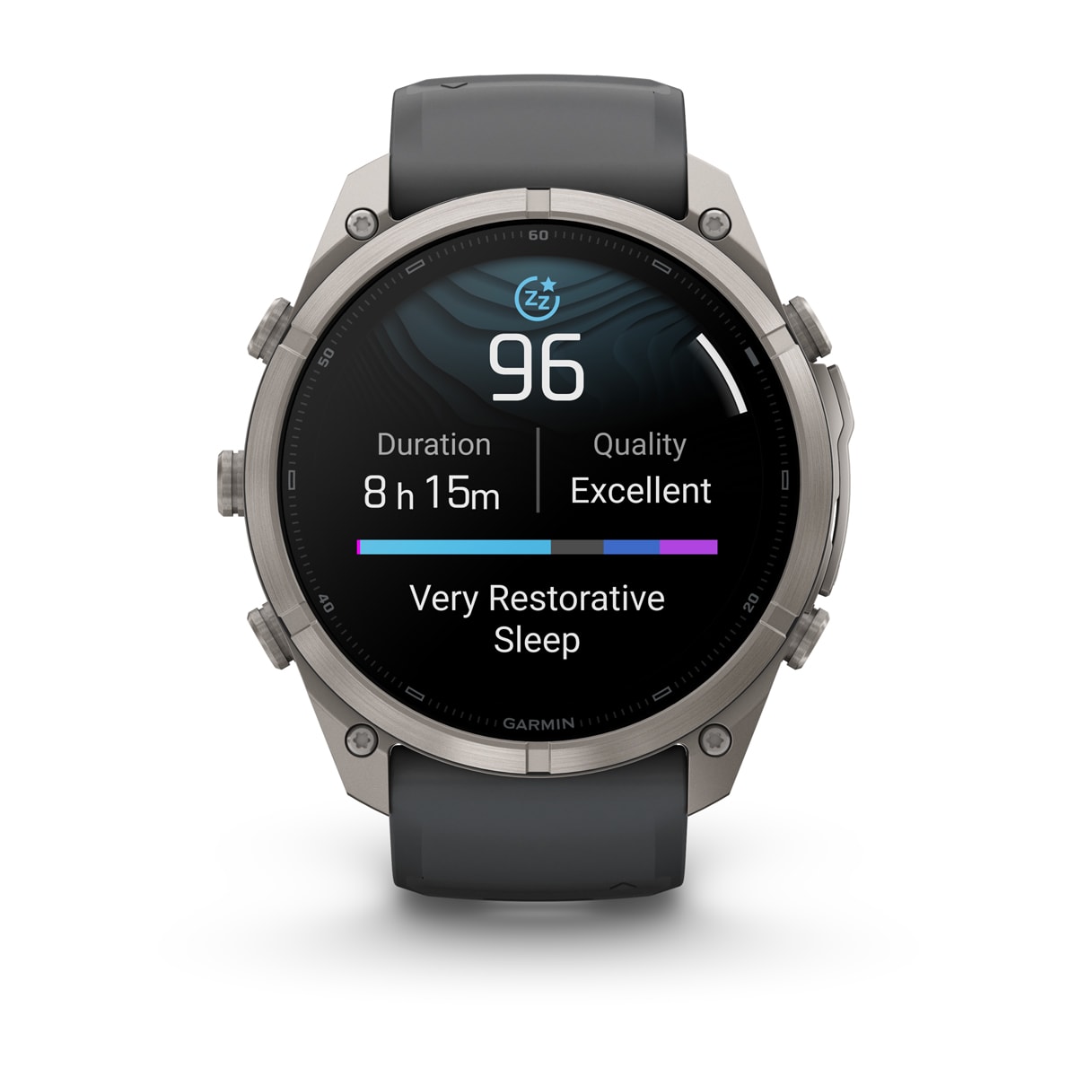 fenix 9 Pro - 51 мм, титановый, черный силиконовый ремешок №422 fenix 9 Pro - 51 мм, титановый, черный силиконовый ремешок №422