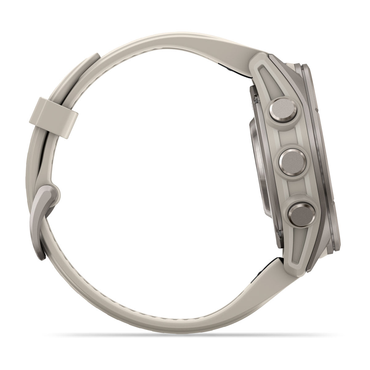 fenix 9 - 43 мм, титановый, туманно-серый силиконовый ремешок №422