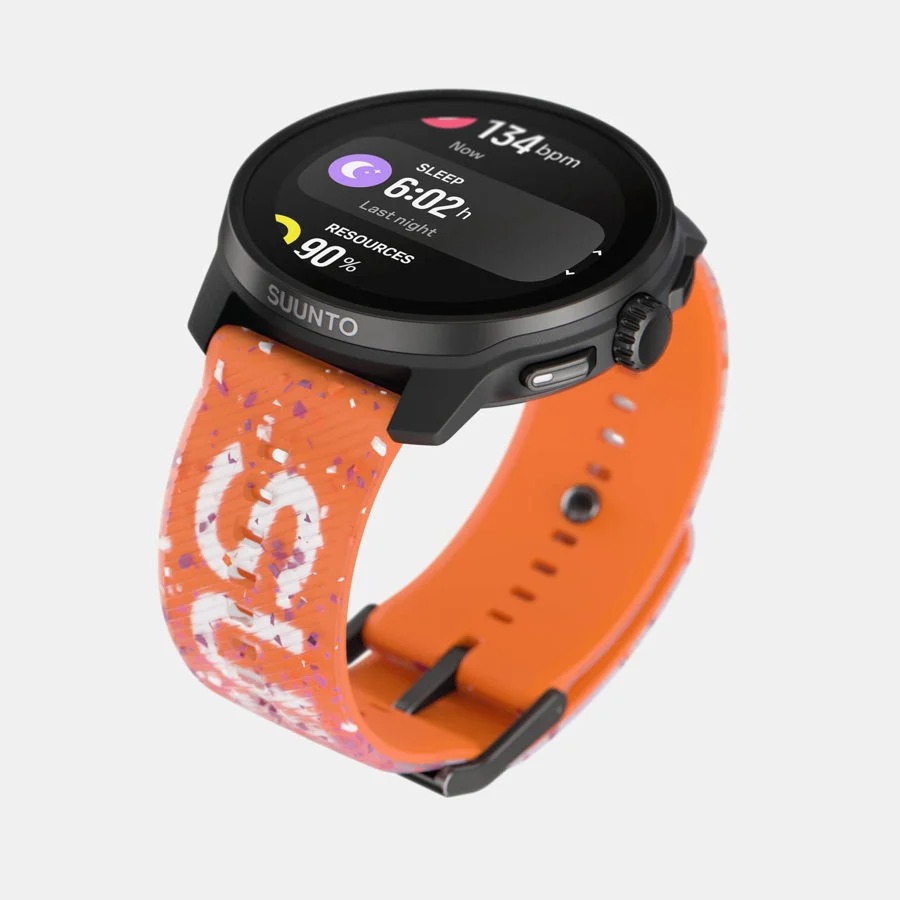 Комплект часы Race S Power Orange, оранжевые и наушники Suunto Aqua Black №422