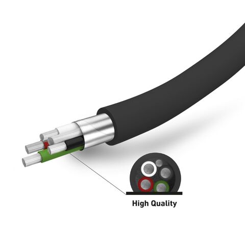 SBS Mobile Автомобильная быстрая зарядка 12/24 В, 2,1 А, 2 порта USB + кабель USB Type-C, 10 Вт, черная №422