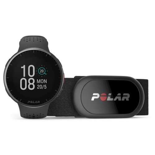 Часы Polar Pacer Pro HR, угольно-серые с внешним пульсометром