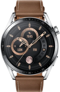 HUAWEI Watch GT3 Classic, 46 мм с коричневым кожаным ремешком №422