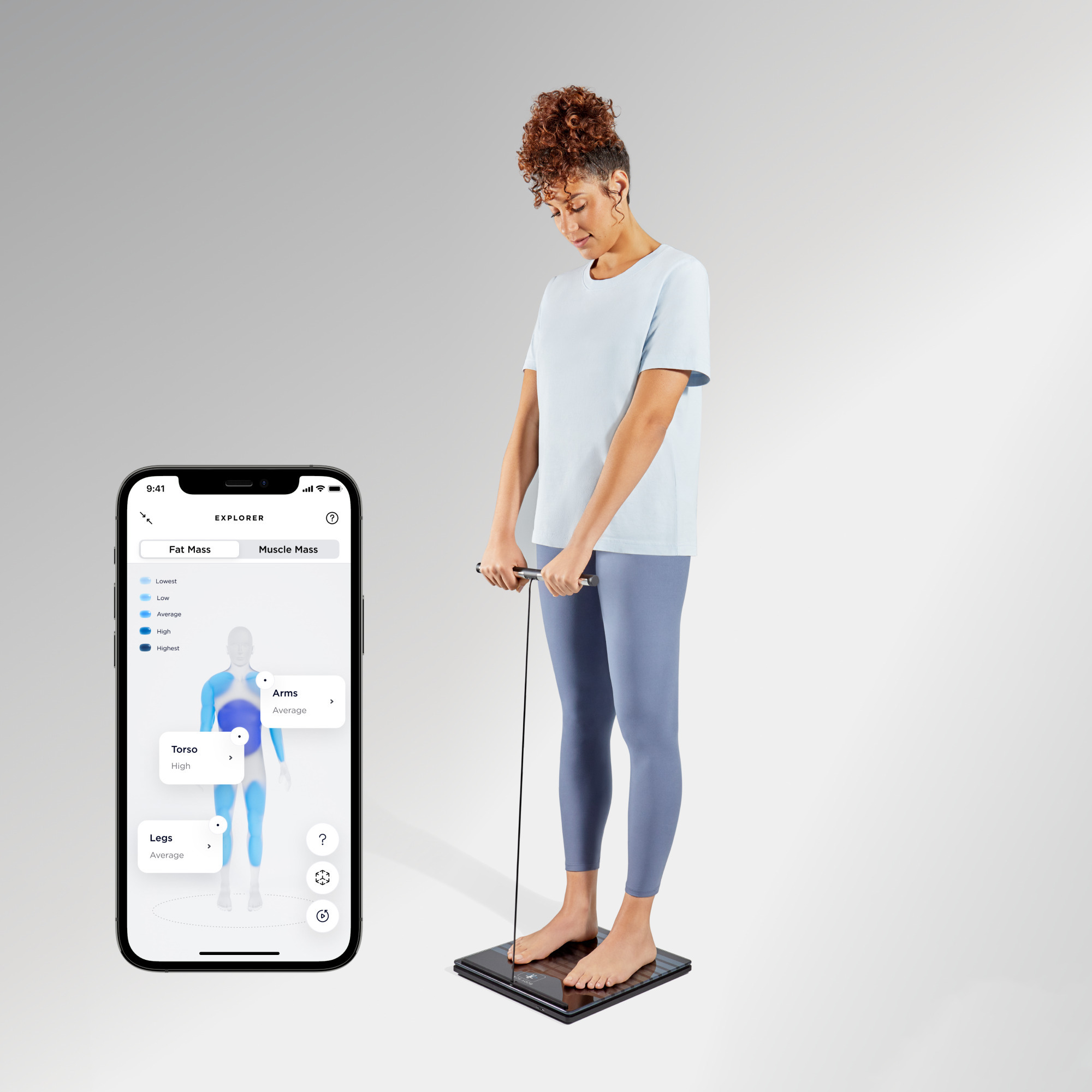 Анализатор состава тела Withings Body Scan Black, черные №422 Анализатор состава тела Withings Body Scan Black, черные №422