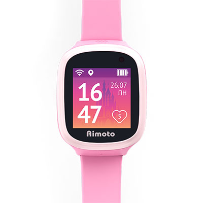 Aimoto|Disney "Принцессы" Умные часы-телефон с GPS (розовые) №422
