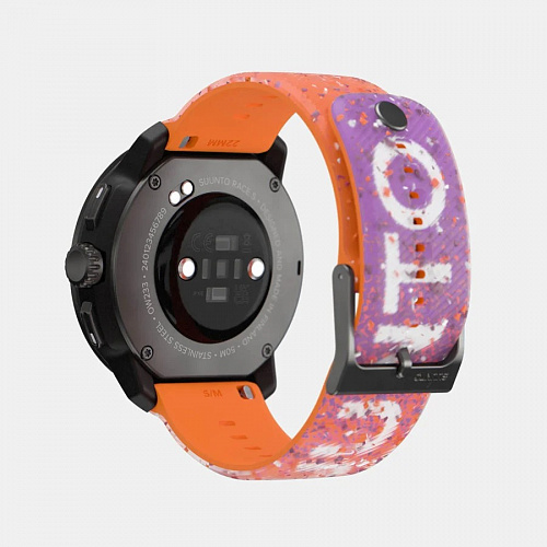 Комплект часы Suunto Race S Power Orange, оранжевые и наушники Suunto Aqua Light Tidal Black