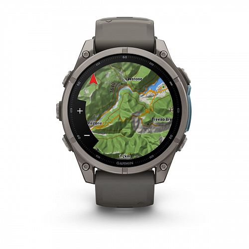 fenix 9 - 47 мм, титановый, пепельно-серый силиконовый ремешок fenix 9 - 47 мм, титановый, пепельно-серый силиконовый ремешок