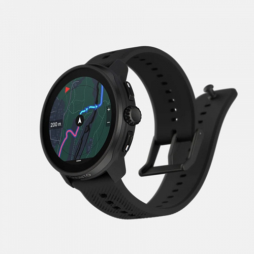 Комплект часы Suunto Race S All Black, черные и наушники Suunto Aqua Light Tidal Black