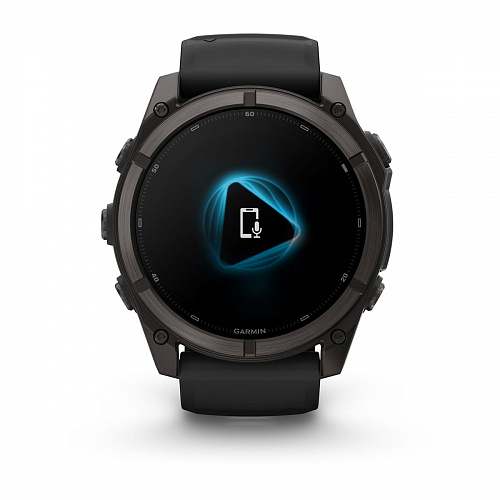 fenix 9 - 51 мм, титановый, угольно-серый DLC, черный силиконовый ремешок fenix 9 - 51 мм, титановый, угольно-серый DLC, черный силиконовый ремешок